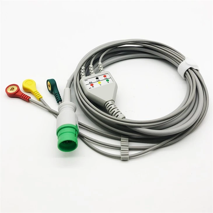 Mediana 13-Pin 3-Lead ECG/EKG Cable high quality