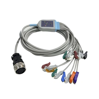 کابل سازگار Mortara Quinton Ekg 10- کلیپ سرب AHA