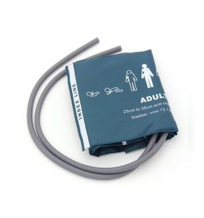 دکمه TPU مواد NIBP با لوله های دوتایی آبی